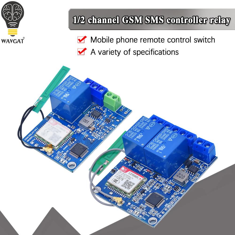 Smart Garden Greenhouse - 1/2 Kanal Relaismodul Sms Gsm Fernbedienung
