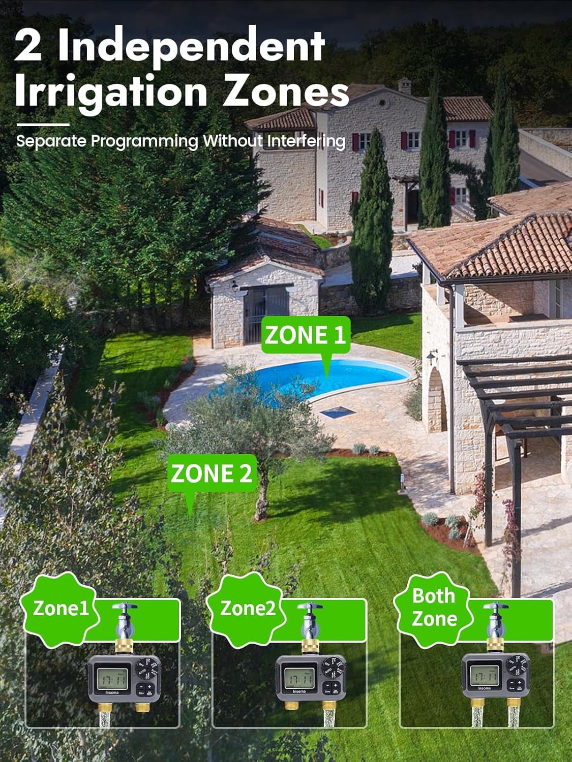 Dual Outlets Smart Irrigation  – Smart Garden At Home Bewertung und Preis