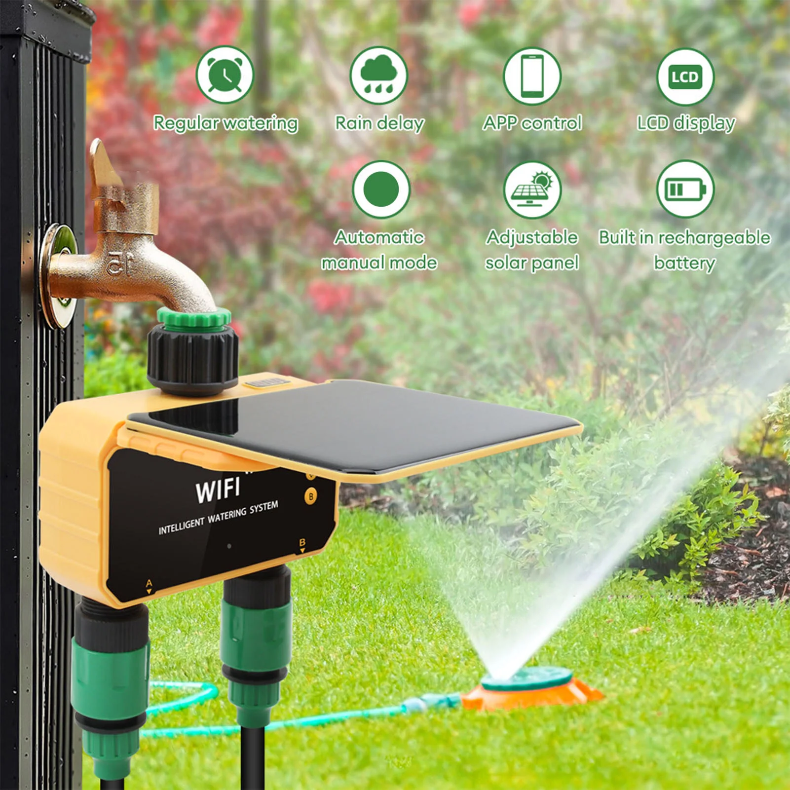 Solarbetriebener WLAN-Smart-Be – Smart Garden Timer Bewertung und Preis